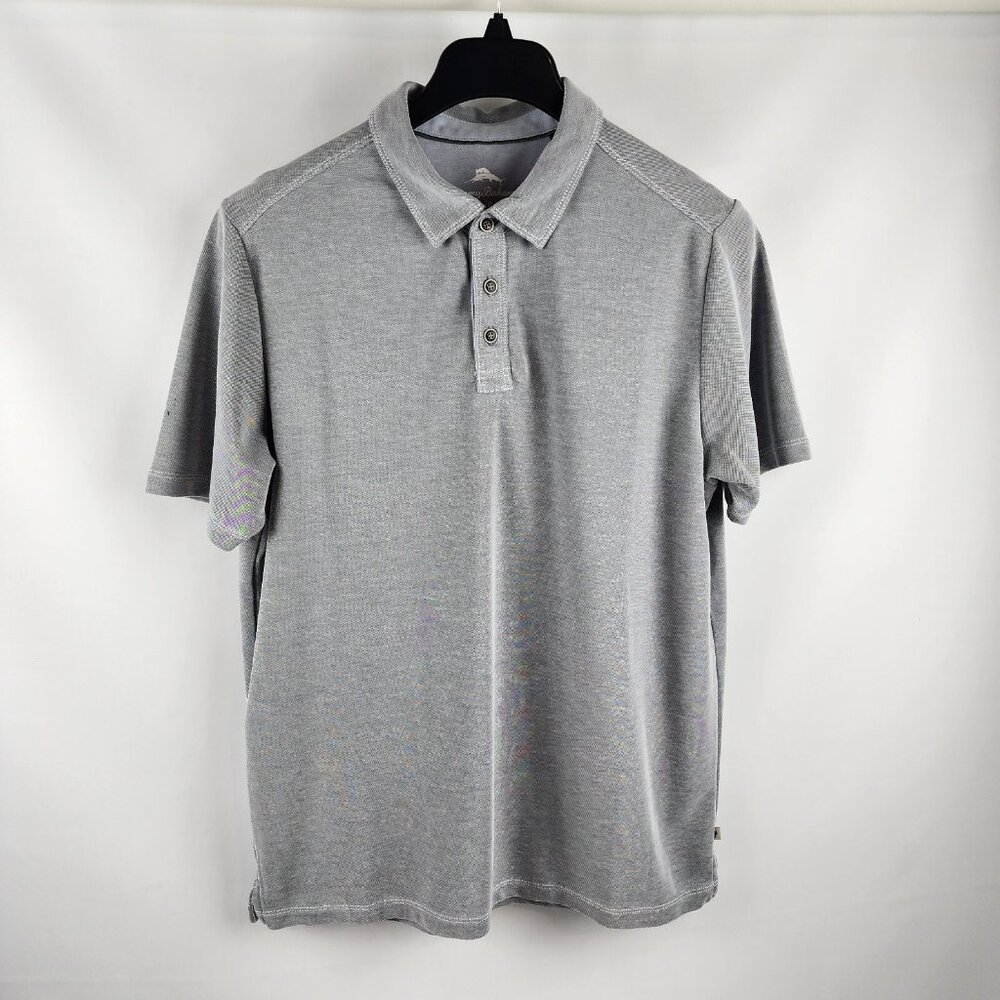 Tommy Bahama Gray Men's Polo Shirt